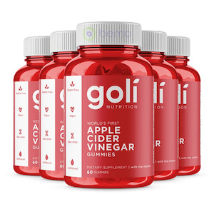 Goli Nutrition, Apple Cider Vinegar Gummies, 60 Gummies, 5 PACK