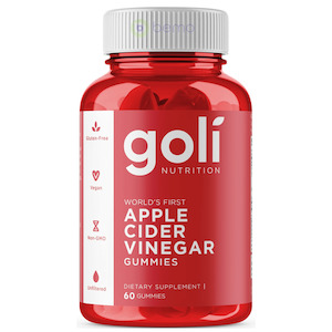 Goli Nutrition, Apple Cider Vinegar Gummies, 60 Gummies