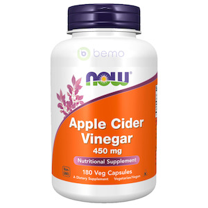 Now Foods, Apple Cider Vinegar, 450 mg, 180 Capsules