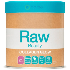 Amazonia Raw, Raw Beauty, Collagen Glow, Wild Berry, 200g