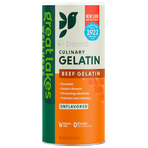 Great Lakes, Beef Gelatin, Unflavoured, 454g