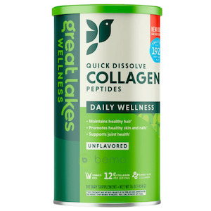 Collagen: Great Lakes, Collagen Hydrolysate, Unflavoured, 454g