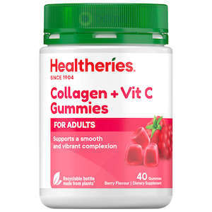 Healtheries, Adult Collagen & Vitamin C Berry, 40 Gummies