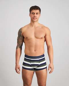 Lingerie: Rugby Stripe Mens Trunk