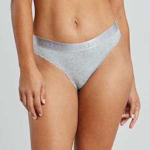 Cotton Logo Thong