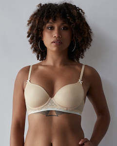 Geometric Lace Contour Bra - Clearance