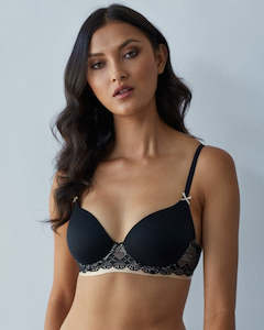 Geometric Lace Contour Bra - Clearance