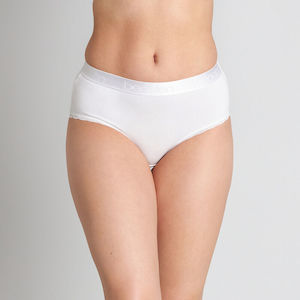 Lingerie: Cotton Logo Full Brief