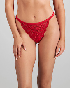 Lingerie: Lace Me Up Thong