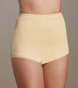 Lingerie: Nylon Tricot Full Brief - Clearance