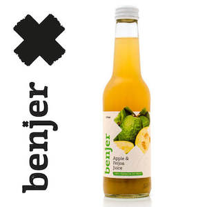 Apple & Feijoa – 24 Pack Benjer Fruit Drinks Made in Central Otago, NZ