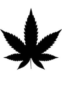 weed leaf (digital files)