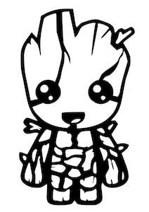 Baby groot (digital files)