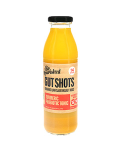 Food manufacturing: Gut Shot Turmeric 350ml - Be Nourished