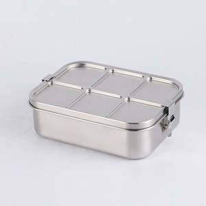 Internet only: Stainless Steel Leakproof Bento Box - 3 Compartments