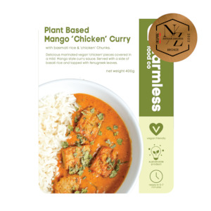 Pre-prepared meals: Harmless Plant Based Mango Chicken 400gr