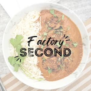 Pre-prepared meals: Factory Second - Plant Based Butter Chicken Curry