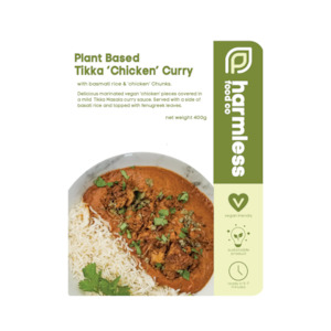 Pre-prepared meals: Plant Based Tikka Masala 400gr