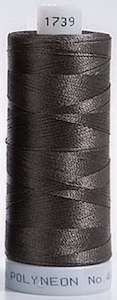 Polyneon Embroidery Thread Strip 13 (Grey/Black/White)