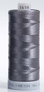 Polyneon Embroidery Thread Strip 12 (Grey/Gold)