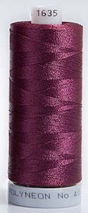 Polyneon Embroidery Thread Strip 7 (Wine/purple/blue)