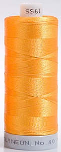 Polyneon Embroidery Thread Strip 3 (Orange/Red/Wine)