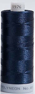 Polyneon Embroidery Thread Strip 1 (Navy/purple/Blue)