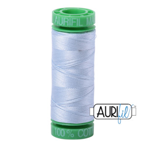 Aurifil Standard (40wt) Cotton Thread Dark Blue/ Grey