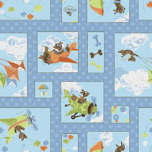 Susybee - Zig, Flying Ace Dog squares