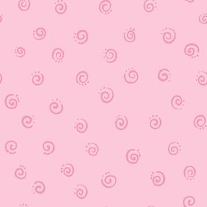 Sussybee Fabric: Squiggles- Pink