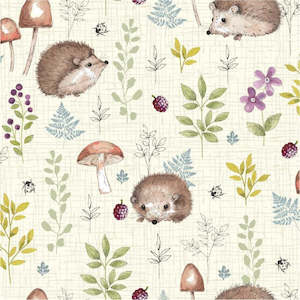 Woodland Hedgehogs Cream