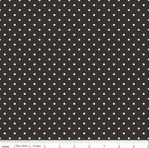 Riley Blake - Swiss Dot - Black