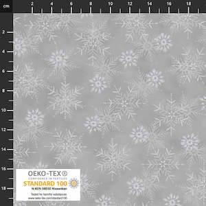 Large Snowflakes - GREY/SILVER