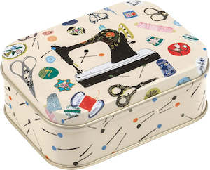 Quality Sewing Tin Case by Louise Cunningham