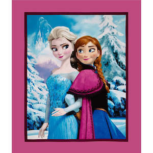 Panel: Disney Frozen Elsa and Anna Quilt Panel