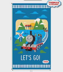 Panel: Thomas & Friends - Panel - Thomas Let's Go (65cm) Blue