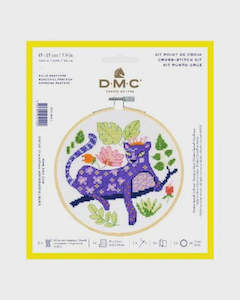 DMC Counted Cross Stitch Kit- Panther