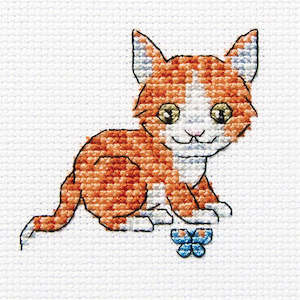 Kitsets: DMC Counted Cross Stitch Kit- Ginger Scamp