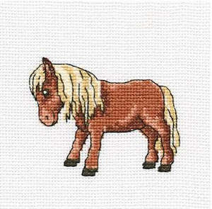 DMC Counted Cross Stitch Kit- Tibetan Horse