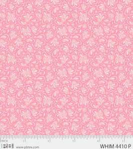 P&B Fabric Whimsy Pink Swirls