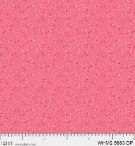 P&B Fabric Whimsy 2 Confetti Dark Pink