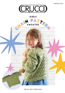 Crucci Girls Chain Pattern Sweater