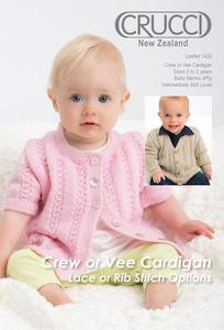 Crucci Baby Knitting Pattern Leaflet 1422