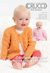 Crucci Baby Knitting Pattern Leaflet 1424