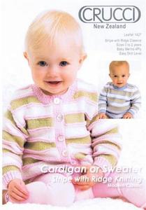 Crucci Baby Knitting Pattern Leaflet 1427