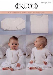 Crucci Baby Knitting Pattern Leaflet 105