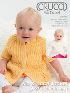 Crucci Baby Knitting Pattern Leaflet 1429