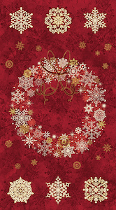 Stonehenge Starry Night Wreath – Cranberry