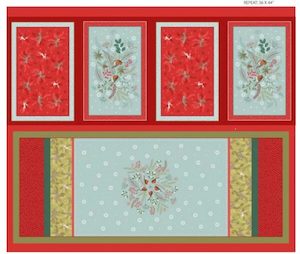 New Forest Winter Table Mats and Table Runner Panel