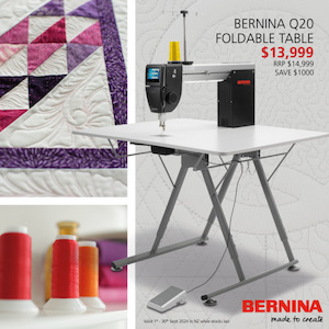 BERNINA Q20 sit down (with horn table)